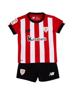 Athletic Bilbao Heimtrikotsatz für Kinder 2022-23 Kurzarm (+ Kurze Hosen)